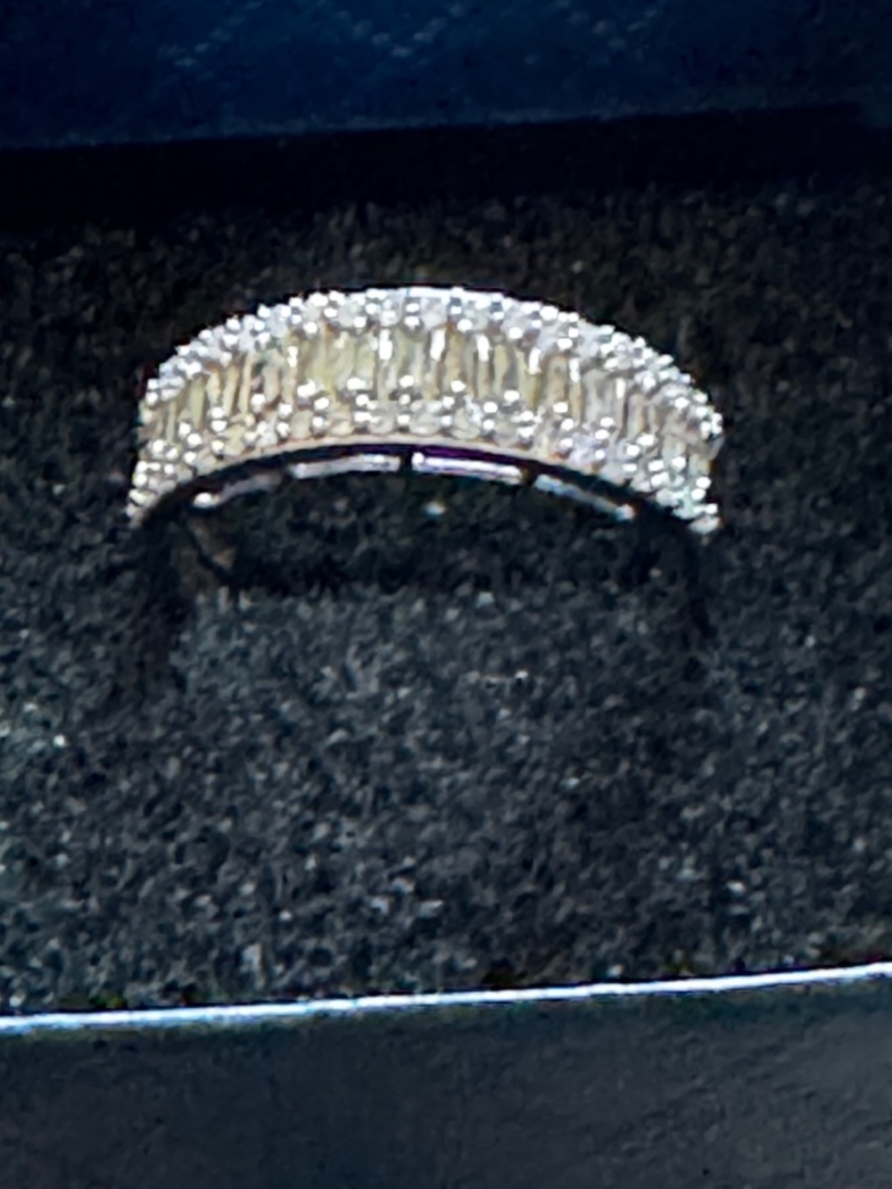 Half Carat NATURAL Diamond Band 8